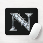 "N" Diamond Bling Mousepad (Mit Mouse)