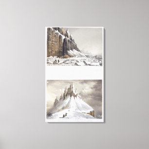 N.E. Kap von Amerika und Teil von Leopold Insel (t Leinwanddruck