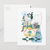 N ・ ECOBAG (Remake) Postkarte (Vorne/Hinten)