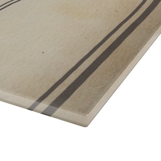 N für Nasturiums Blumen-Alphabet-Monogramm Schneidebrett (Ecke)