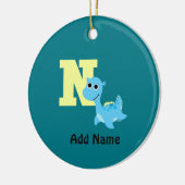 N für Nessie Keramik Ornament (Links)