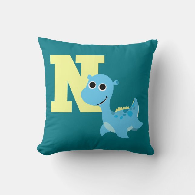 N für Nessie Kissen (Vorderseite)