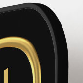 N Gold Initial Pickleball Paddle (Linke Seite)