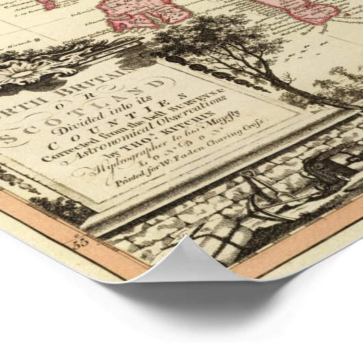 N Großbritannien, Schottland Poster (Ecke)