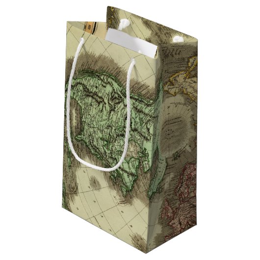 N-Hemisphäre Kleine Geschenktüte (Rückseite Schrägansicht)