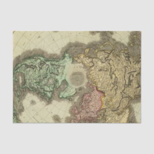 N-Hemisphäre Seidenpapier