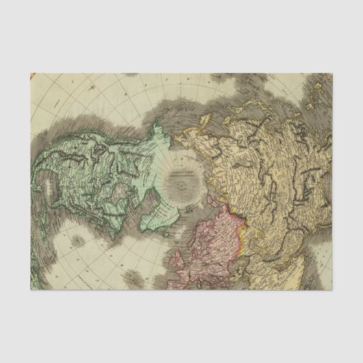 N-Hemisphäre Seidenpapier (Vorderseite)