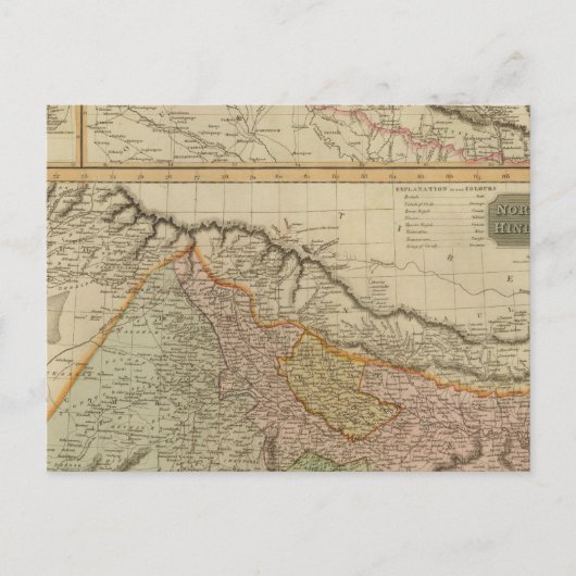 N Hindostan Postkarte (Vorderseite)