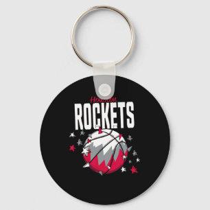 N Houston Rockets Sketll Doodle Sterne Schlüsselanhänger