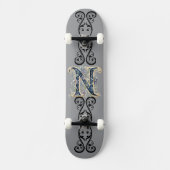 N.initialen Skateboard (Vorderseite)