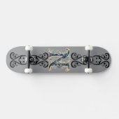 N.initialen Skateboard (Horizontal)