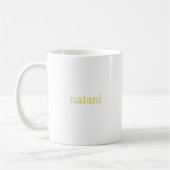 n Initialfloral Monogramm Kaffeetasse (Links)