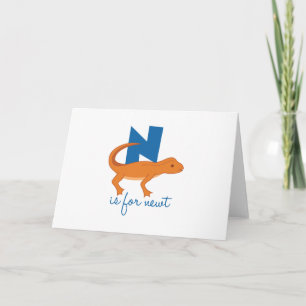 N Is For Newt Karte