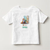 N is for Nora - Personalized Toddler Tee (Vorderseite)