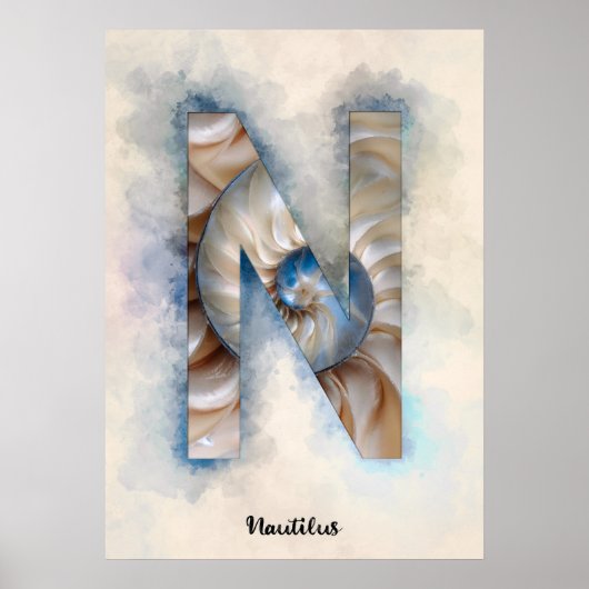 N ist For Nautilus Poster (Vorne)