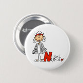 N ist für Krankenschwester Button (Vorne & Hinten)
