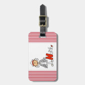 N ist für Krankenschwester Gepäckanhänger (Vorderseite vertikal)