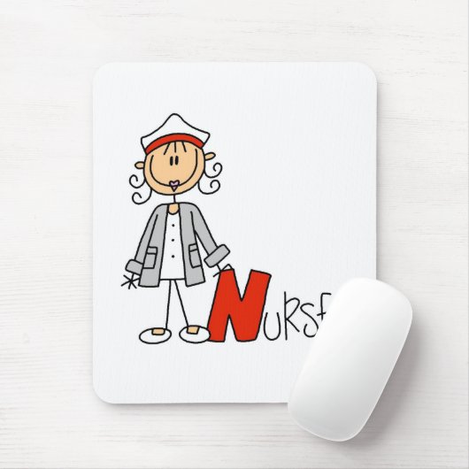 N ist für Krankenschwester Mousepad (Mit Mouse)
