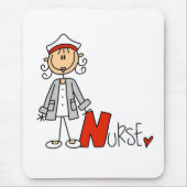 N ist für Krankenschwester Mousepad (Vorne)