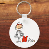 N ist für Krankenschwester Schlüsselanhänger (Vorderseite)