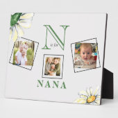 N ist für Nana 3 Foto Collage Plaque Fotoplatte (Seite)