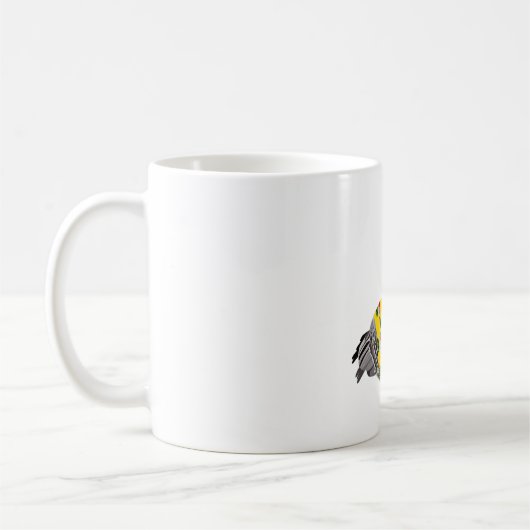 N ist für Nene Goose Kaffeetasse (Links)