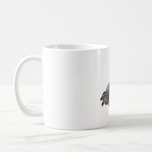 N ist für Nene Goose Kaffeetasse (Links)