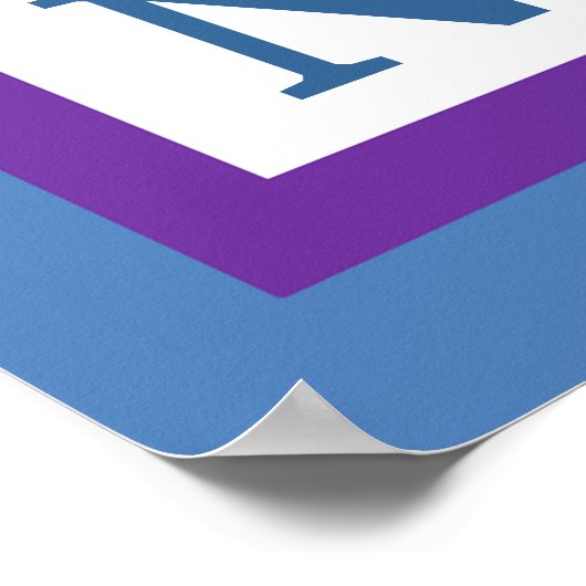 N ist für Newt und Boy Name Wall Art für Kinder Poster (Ecke)