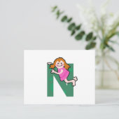 N ist für ..... postkarte (Stehend Vorderseite)