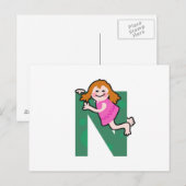 N ist für ..... postkarte (Vorne/Hinten)
