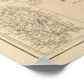 N Italien, Alpen Poster (Ecke)