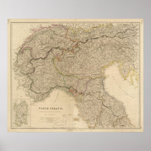 N Italien, Alpen Poster