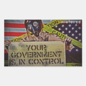 n-Kontrolle Rechteckiger Aufkleber (Vorderseite)