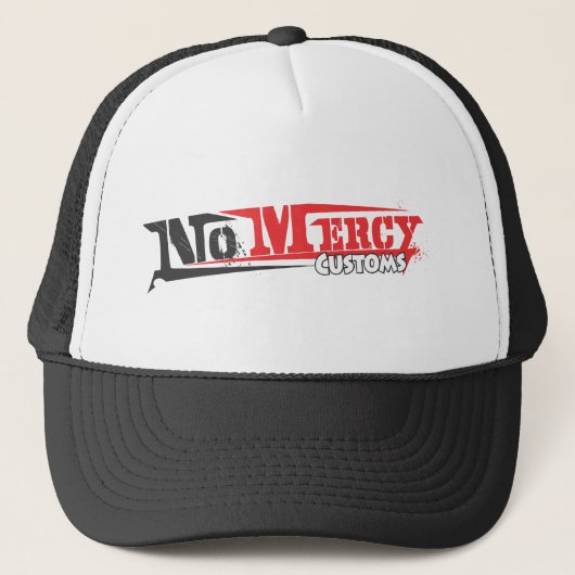 N.M.c Weißlogo Truckerkappe (Vorderseite)