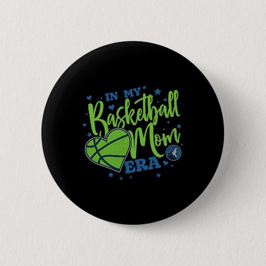 N Minnesota Timberwolves Mother's Day Sketll Mom E Button (Vorderseite)