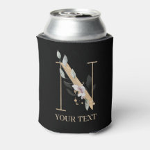 n Monogramm Floral Personalisiert