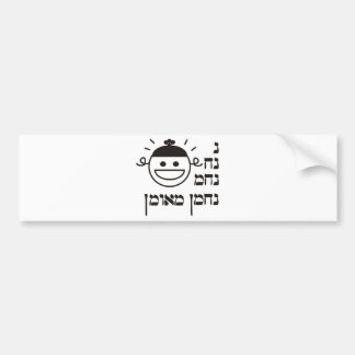 N Na Nach Nachma Nachman Meuman Autoaufkleber