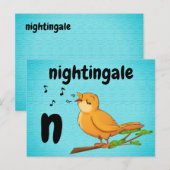 n - Nachtblitzkarte Postkarte (Vorne/Hinten)