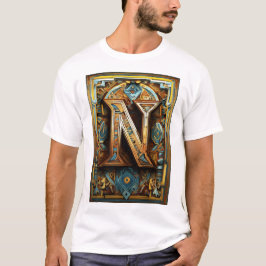 N Name des Alphabets T-Shirt