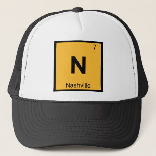 N - Nashville Tennessee Chemie Periodensystem Truckerkappe