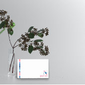 N-Notizen für die blaue Korallenriegel Monogram Post-it Klebezettel