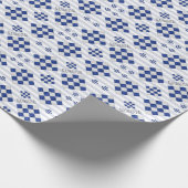 N November Wasserfarben-Signalfeld Geschenkpapier (Ecke)