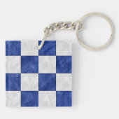 N November Wasserfarben-Signalfeld Schlüsselanhänger (Rückseite)