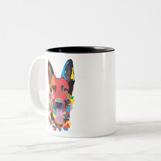 N ovćar boja zweifarbige tasse (Vorderseite Links)