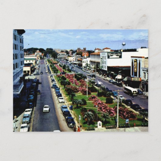 N Palafax St., Pensacola FL Vintag Postkarte (Vorderseite)