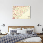 N & S Carolina 3 Leinwanddruck (Insitu (Schlafzimmer))
