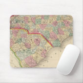 N & S Carolina Karte von Mitchell Mousepad (Mit Mouse)
