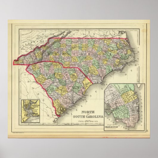 N & S Carolina Poster (Vorne)