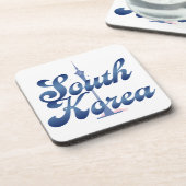 N Seoul Tower Südkorea Getränkeuntersetzer (Linke Seite)