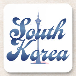 N Seoul Tower Südkorea Getränkeuntersetzer